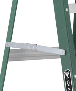 Louisville Ladder FS4008 Fiberglass Standard Step Ladder, 8 Feet, Green 14 61a9PyL9FdL