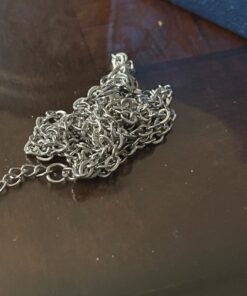 LUREME Engraved Gold Plated Stainless Steel Ring Pendant Chain Necklace A1000001 34 61a9hjQLnZL