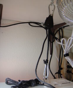 iPower GLROPE 1-Pair 1/8 Inch 8-Feet Long Heavy Duty Adjustable Rope Clip Hanger (150lbs Weight Capacity) Reinforced Metal Internal Gears, 1 Pack, Black 1 Pair 17 61aA9KyKTeL