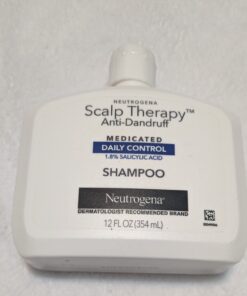 Neutrogena Scalp Therapy Anti-Dandruff Shampoo Daily Control, 1.8% salicylic acid, with fragrance of warm vanilla & toasted coconut notes, 12 fl oz 44 61aBna6kzTL