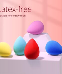 BEAKEY 5 Pcs Makeup Sponges Set, Latex-Free, High-density Wonder Blender Perfect for Liquid, Cream, and Powder, Soft and Flexible Boun Boun Beauty Sponges, Beauty Gift Set 5pcs multi-colored sponges 27 61aBrWQnBEL