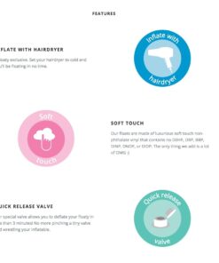 Giant Inflatable Seashell Design Pool Float | Pretty Summer Party Beach Floats. … (Pink) Pink 14 61aCYbKl4uL