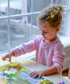 Melissa & Doug African Plains Safari Wooden Jigsaw Puzzle With Storage Tray (24 pcs) 23 61aCy959ZDL