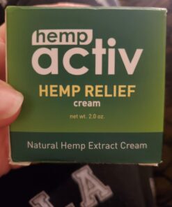 HEMPACTIV Joint & Muscle Relief Cream, Infused with Hemp, Menthol, MSM & Arnica, Soothe Discomfort in Your Back, Muscles, Joints, Neck, Shoulder, Knee, Nerves - 2 Fl Oz 2 Fl Oz (Pack of 1) 21 61aDkTwS75L