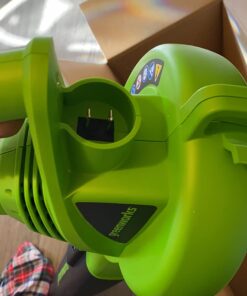 Greenworks 7 Amp 160 MPH/150 CFM Single Speed Electric Blower, 24012 37 61aED14OxNL