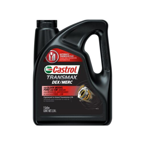 Castrol 03520C TRANSMAX DEX/MERC ATF, 1 Gallon, Automatic , Black