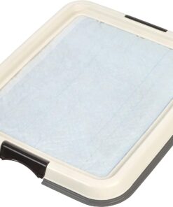 IRIS USA Small Pet Training Pad Holder, Dark Gray 17"x17" 33 61aF7QlrN L