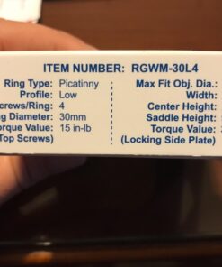 UTG 30mm/2PCs Low Profile Picatinny/Weaver Rings 19 61aF7dvrioL