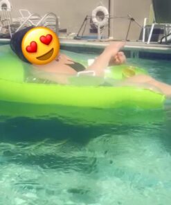 INTEX 58859EP Sit 'N Float Inflatable Lounge: Built-In Cup Holders – Heavy-Duty Handles – 220lb Weight Capacity – 58" x 39" – Colors May Vary 40 61aFMdzAn9L