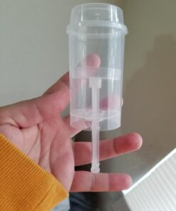 ASIBT Round Shape Clear Push-Up Cake Pop Shooter (Push Pops) Plastic Containers with Lids, Base & Sticks, Pack of 24 42 61aFiW7ZkL 3