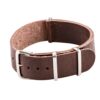 Clockwork Synergy® Leather NATO Watch Strap Band 24mm Worn Brown 13 61aFxjoeodL