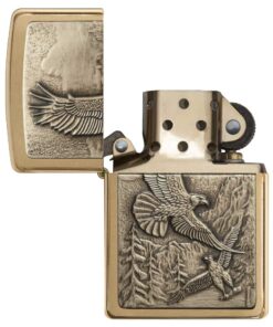 Zippo Eagle Lighters Brushed Brass 27 61aIM0SexhL