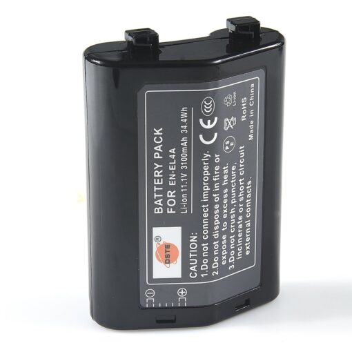 DSTE® EN-EL4A Rechargeable Li-ion Battery for Nikon D2Z D2H D2Hs D2X D2Xs D3 D3S D3X F6 Battery Grip as EN-EL4 ENEL4 ENEL4A