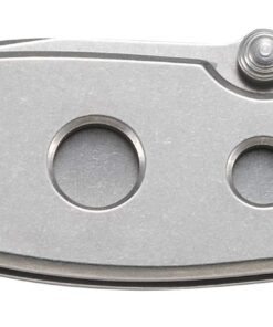 CRKT Squid Folding Pocket Knife: Compact EDC Straight Edge Utility Knife with Stainless Steel Blade and Framelock Handle Silver Stonewash 33 61aKTaOv34L