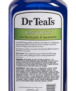 Dr Teal's Foaming Bath Variety Gift Set (2 Pack, 34oz ea.) - Soothe & Sleep Lavender & Relax & Relief Eucalyptus & Spearmint - Pure Epsom Salt & Essential Oils Alleviate Stress & Clear The Mind 34 Fl Oz (Pack of 2) 10 61aLeDnnC3L