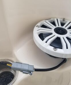 KICKER 6.5" White LED Marine Speakers (Qty 4) 2 Pairs of OEM Replacement Speakers LED White 30 61aM6p2qlL