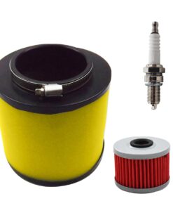 Air Filter, Oil Filter & Spark Plug Replacement for Honda Rancher 350, Foreman 400&450 11 61aMagHW 4L