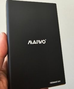 MAIWO Dual Bay External Hard Drive RAID Enclosure for 2.5 inch SATA I/II/III HDD SSD, RAID 0/1/LARGE/PM, USB 3.0 6Gbps Bandwidth Support UASP 12TB Capacity 85 61aMcNURdzL