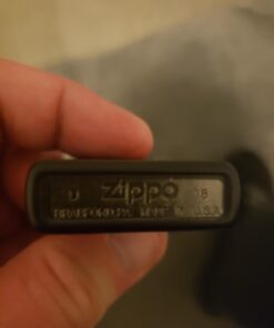 Zippo Matte Pocket Lighters Logo Black 37 61aMpvpcrRL