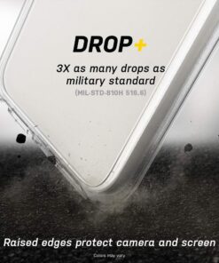 OtterBox iPhone 12 & iPhone 12 Pro Symmetry Series Case - CLEAR, ultra-sleek, wireless charging compatible, raised edges protect camera & screen 20 61aNPFpAbOL