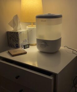 LEVOIT Top Fill Humidifiers for Bedroom, 2.5L Large Tank, Easy to Fill and Clean, 26dB Quiet Cool Mist Air Humidifier for Home Baby Nursery & Plants,Auto Shut-off and BPA-Free for Safety, 25H Runtime White 22 61aO6aLrhfL