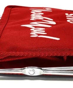 Foldable Shoe Cover Holder (Red) with Bonus: 1 Door Hanger Double Sided - Please Use Shoe Covers 17 61aOOpnRr7L