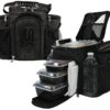 Meal Prep Bag ISOBAG 3 Meal Insulated Lunch Bag Cooler with 6 Stackable Meal Prep Containers, 2 Ice Pack ISOBRICKS, and Shoulder Strap - MADE IN USA (Blackout) 3 Meal Isobag Blackout 31 61aQsXqPnHL