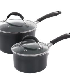 Cravings by Chrissy Teigen 10-Piece Hard Anodized Aluminum Nonstick Cookware Set (Grey) 11 61aR V6m0FL