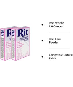 Pack of 2 Rit Dye Laundry Treatment Color Remover 32 61aT 85ODeL