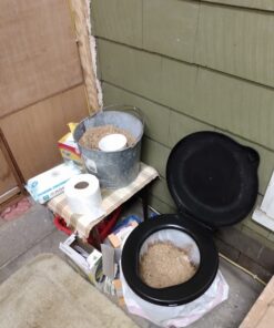 Reliance Products Luggable Loo Portable 5 Gallon Toilet 13.5 inch x 13.0 inch x 15.3 inch 17 61aUBznHbOL