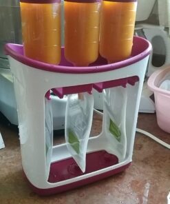 Infantino Disposable Squeeze Pouches, Portable Homemade Semi-Solid Food for Babies and Toddlers, 4 Fl Oz (Pack of 50) 50 Squeeze Pouches Pack 38 61aWSspORL