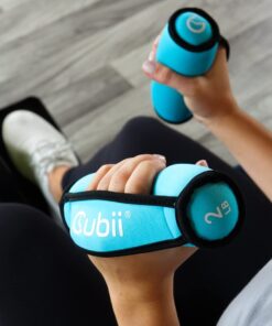 Cubii Accessories, Mat, 3lb Dumbbells, Squishii Hand Exerciser, 2lb Soft Grip Weights, and Ultimate Bundle Cubii Comfii, Two Soft Grip Weights 7 61aX80ytzML