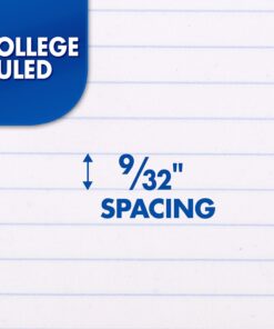 Mead Spiral Notebooks, 6 Pack, 1 Subject, College Ruled Paper, 7-1/2" x 10-1/2", 70 Sheets per Notebook, Color Will Vary (73065) 20 61aXNF1vGXS