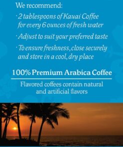 Kauai Hawaiian Ground Coffee, Coconut Caramel Crunch Flavor (10 Ounces) - 10% Hawaiian Coffee from Hawaii's Largest Coffee Grower - Bold, Rich Blend 10 Ounce (Pack of 1) 28 61aY34Yw2L