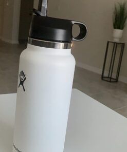 Hydro Flask Stainless Steel Wide Mouth Water Bottle with Flex Cap and Double-Wall Vacuum Insulation 32 Oz Black 25 61aaxD8qBoL