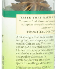 Frontier Natural Products Anise Star Select Whole, 0.64-Ounce 0.64 Ounce (Pack of 1) 10 61abTNSNWOL