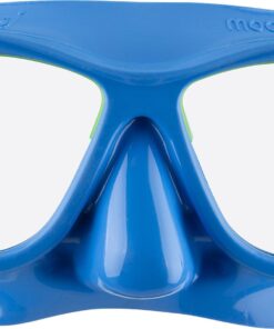 Cressi Kids Comfortable Silicone Mask with Adjustable Strap, for Snorkeling and Pool - for Children 5 to 10 years old - Moon: made in Italy Azure/Lime 6 61acD7JhJBL