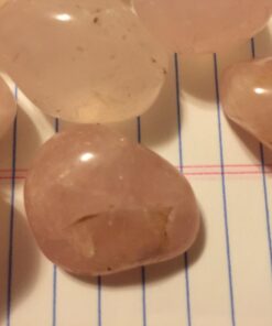 Crystal Allies Materials: 1lb Bulk Tumbled Pink Rose Quartz Stones from Brazil - Large 1" Natural Polished Gemstone Supplies for Wicca, Reiki, and Energy Crystal HealingWholesale Lot 1 LB 22 61afMyHqjL