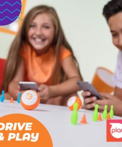 Sphero Mini (Blue) App-Enabled Programmable Robot Ball - STEM Educational Toy for Kids Ages 8 & Up - Drive, Game & Code with Play & Edu App, 1.57" Blue 12 61agR yOZaL 5