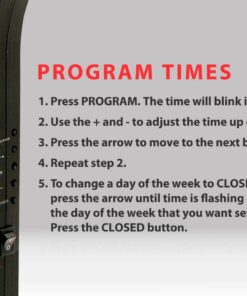 Newon LED "Open" Lighted Business Sign, Electronic Programmable Business Hours Sign with Flashing Effects, 23.4" x 20.4", Red/Black. Ultra Bright Neon Lights for Party Bar coffee shop Wall Decor Sign Lighted Open Sign with Digital Business Hours 5 61ahKdYKJFL