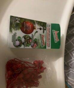 ORNAMENT ANCHOR Ornament Hooks for Hanging Christmas Decorations - No-Slip Hanging Hooks for Xmas - Heavy Duty Christmas Tree Ornaments Hanger Hooks for Small & Large Ornaments (Green, 24 Count) Green 29 61ahktctcRL