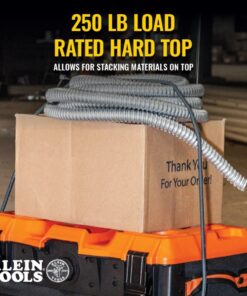 Klein Tools 55473RTB Rolling Tool Bag, Tradesman Pro Tool Master, 250lbs Load Rated 29 61aiFD9PATL