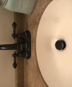 Derengge F-4501-NB 2 Handle Oil Rubbed Bronze Bathroom Sink Faucet with Pop up Drain,cUPC NSF AB1953 35 61akTxMU9pL