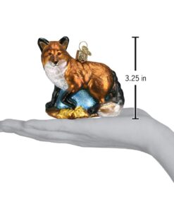 Old World Christmas Ornaments: Wildlife Animals Glass Blown Ornaments for Christmas Tree, Red Fox 12 61al0Z9j9 L