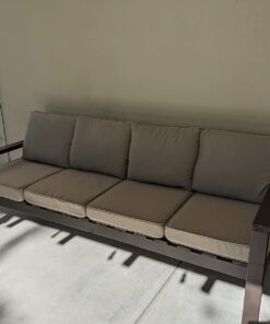 Quality Outdoor Living 29-BG23SB All-Weather Patio Chair Deep Seat and Back Cushion, 23x26, Beige 23 61al4nPXzwL