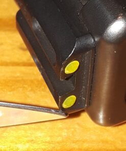 TRUGLO TFO Tritium & Fiber-Optic Handgun Sight | Snag-Resistant Front & Rear Bright Night Sights, Compatible with Glock Handguns Green Front / Yellow Rear Glock Low Set 29 61alWVvrYyL