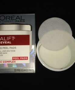 L'Oréal Paris Revitalift Bright Reveal Anti-Aging Exfoliating Peel Pads with Glycolic Acid, Reduce Wrinkles & Brighten Skin, 30 Count (Pack of 1) 38 61alcIWNsYL
