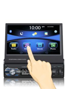 Alternative view of Lexxson 7Inches Single Din Touchscreen Wireless MP3/MP4/USB/SD AM/FM Car Stereo, 7 Inch Digital LCD Monitor BT and Wireless Remote Control CW0013