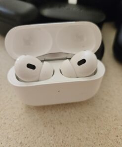 Apple AirPods Pro (2nd Generation) Wireless Ear Buds with USB-C Charging, Up to 2X More Active Noise Cancelling Bluetooth Headphones, Transparency Mode, Adaptive Audio, Personalized Spatial Audio Without AppleCare+ 28 61amS1U6t0L