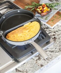 Nordic Ware Italian Frittata and Omelette Pan, 8.4 Inches, Non-Stick 22 61ambaO5kWL